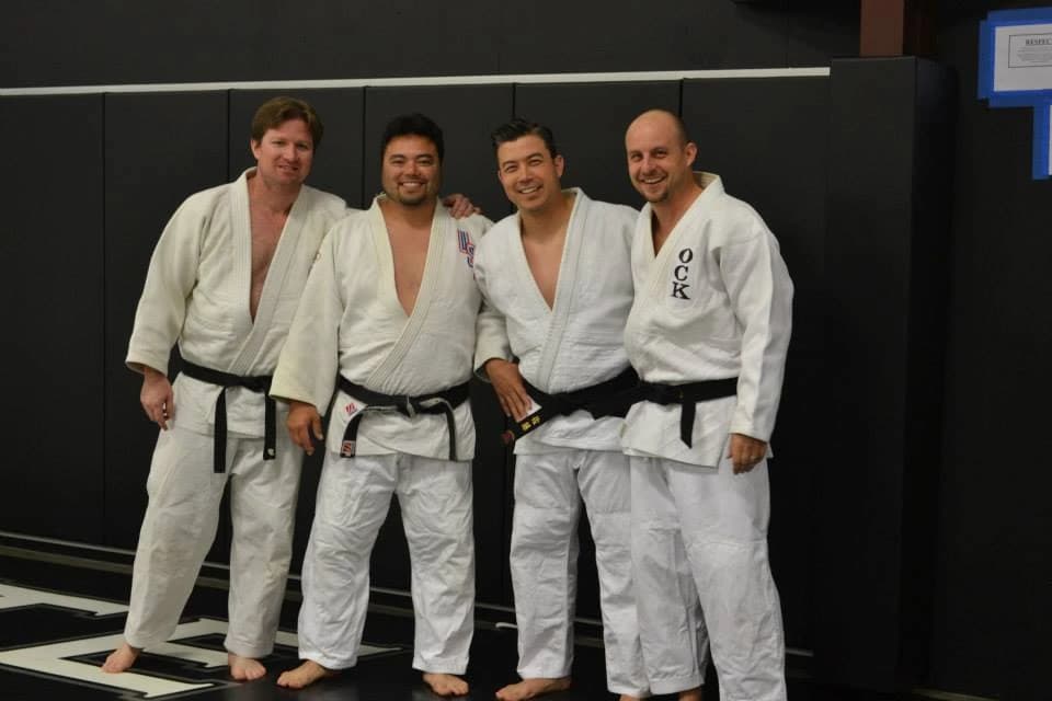 Adult Judo students training at OCK Judo