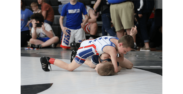 Youth Wrestling students training at OCK Judo